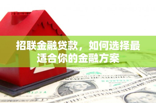 通海招联金融贷款，如何选择最适合你的金融方案