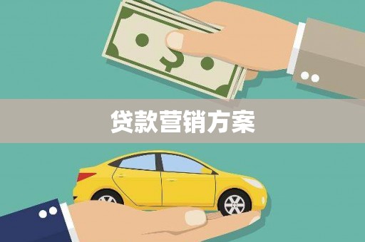 泰山贷款营销方案