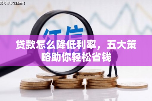 鄱阳贷款怎么降低利率，五大策略助你轻松省钱