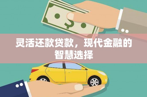 东西湖灵活还款贷款，现代金融的智慧选择