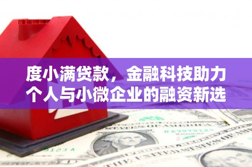 铜官山度小满贷款，金融科技助力个人与小微企业的融资新选择
