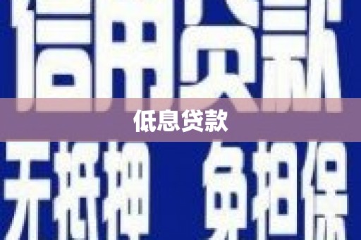 漾濞低息贷款