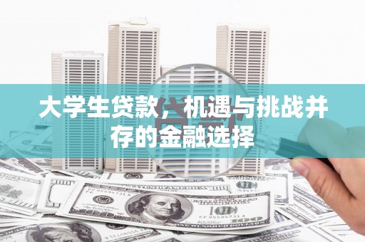 徐闻大学生贷款，机遇与挑战并存的金融选择