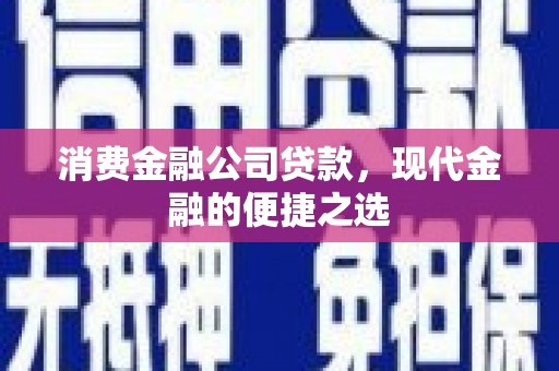 铁东消费金融公司贷款，现代金融的便捷之选