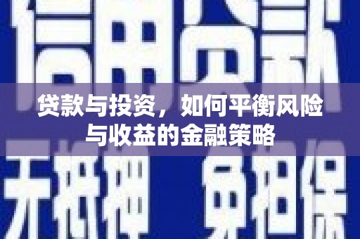 上林贷款与投资，如何平衡风险与收益的金融策略